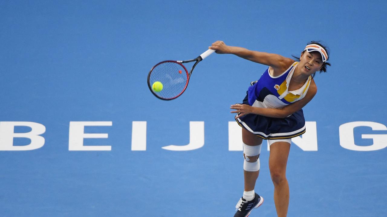 China has slammed the WTA’s move to suspend all tournaments in the country. (Photo by GREG BAKER / AFP)