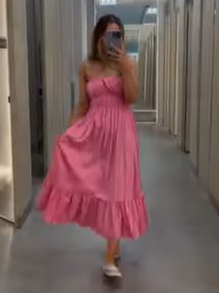 Target cheap pink dress