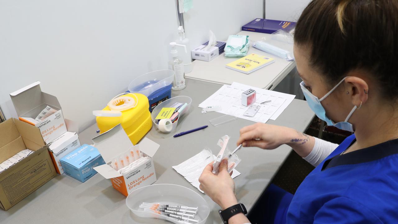 Professor Michelle Giles is advising Australians who have not had a vaccination in the past six months to consider having one. Picture: NCA NewsWire / David Crosling