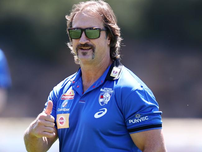 Western Bulldogs coach Luke Beveridge has outlined his 2022 vision for the Doggies. Picture: Michael Klein