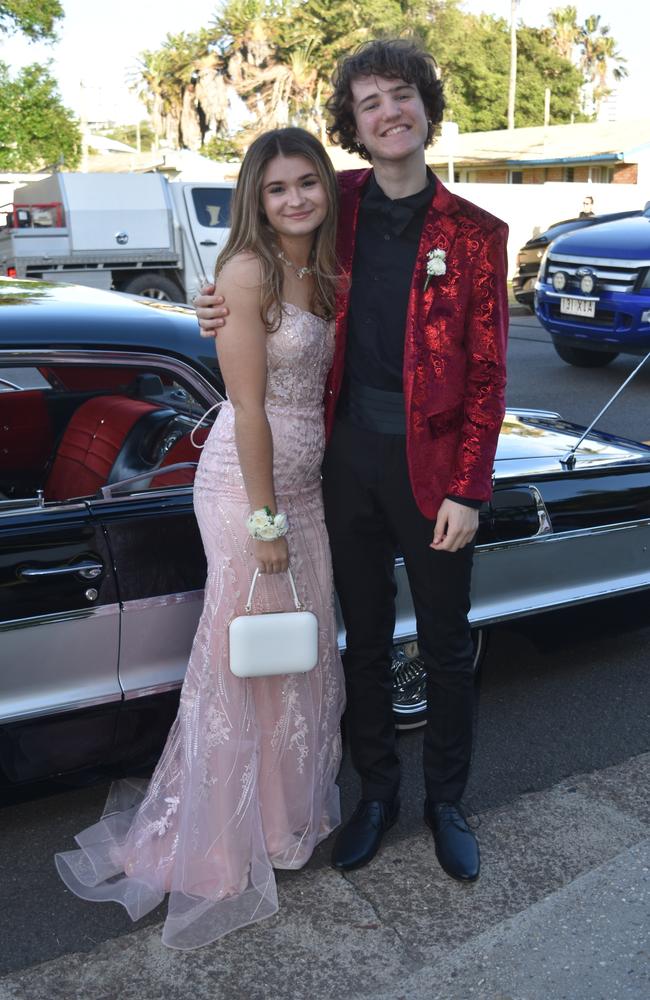 Rory Dufour and Geordie Marsh at the Sunshine Coast Grammar School formal on November 17. Picture: Sam Turner