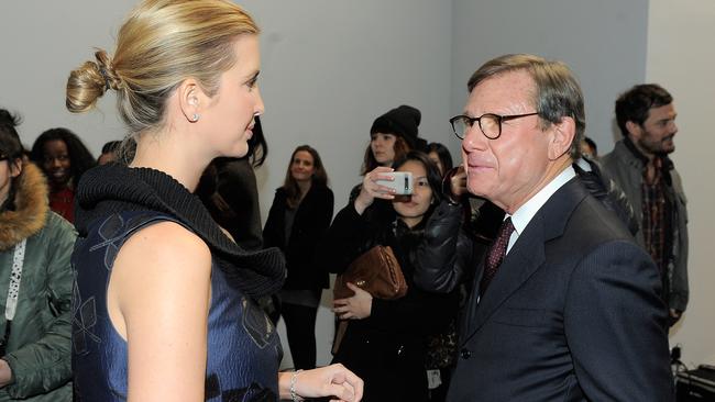 Ivanka Trump with Michael Ovitz. Picture: Getty Images.