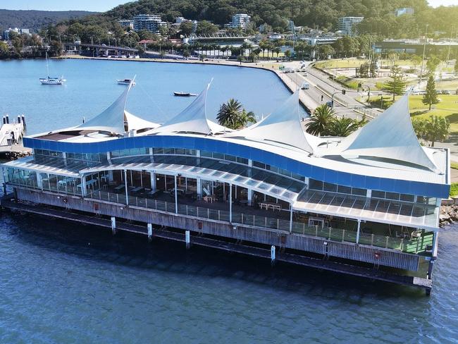 The assault occurred in the bathroom of Drifters Wharf in Gosford.