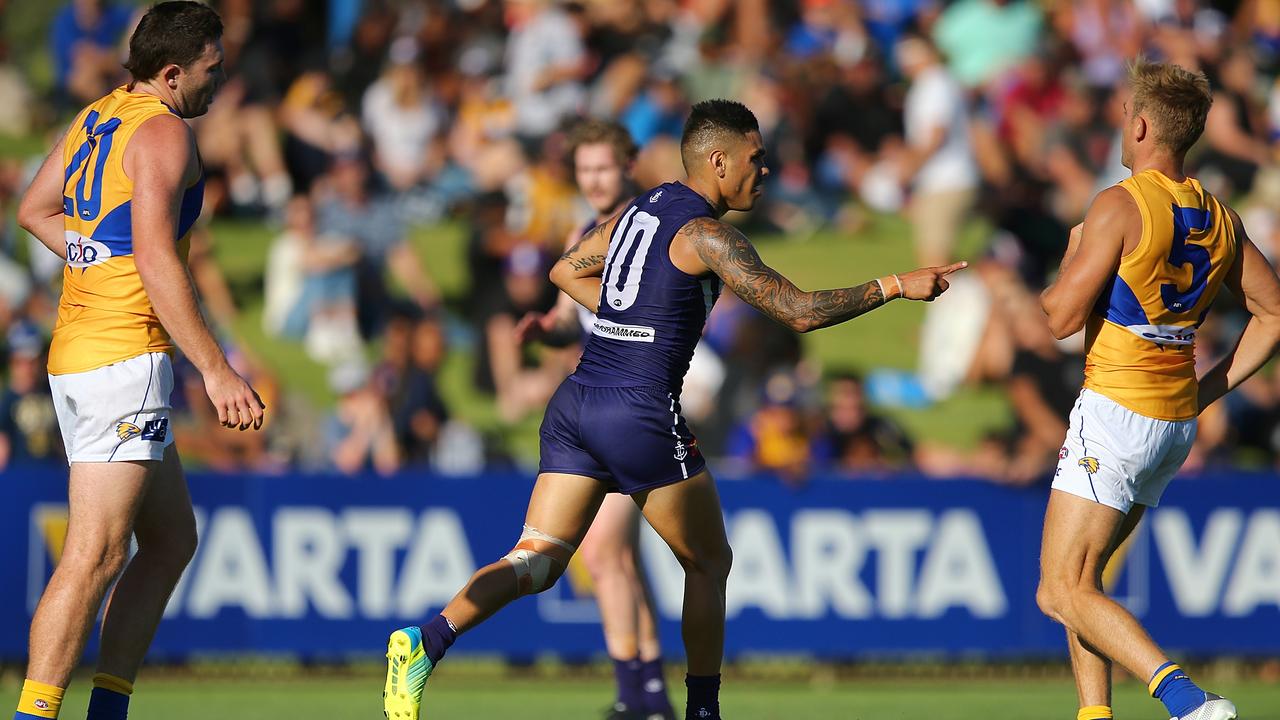 While West Coast has the hardest 2020 AFL draw, Michael Walters’ Fremantle hasd the easiest. Picture: Paul Kane