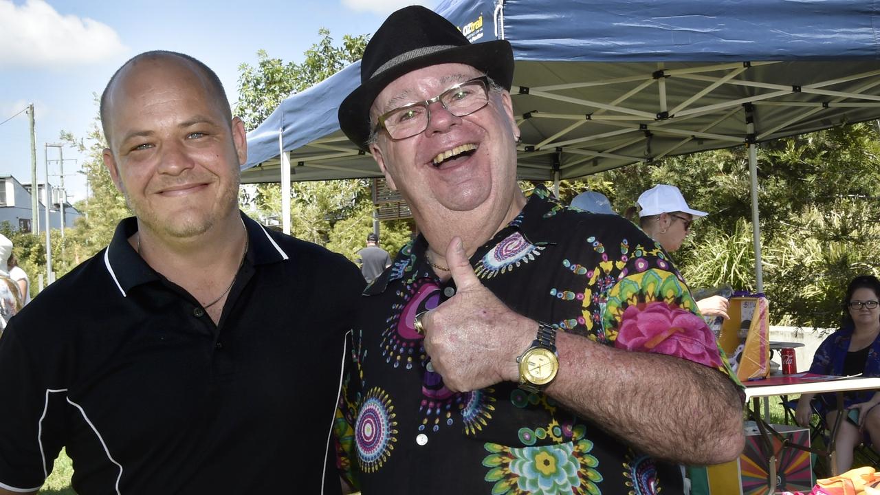 Billy Drury (left) and Bronco Jensen at one of the earlier Something about Bella events to raise money for Toowoomba Hospital in 2019.