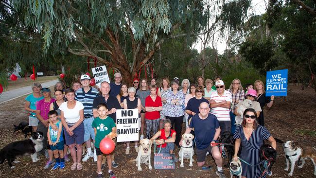 Local residents are unhappy about the recent environmental impact report which has their beloved Koonung Creek Reserve set to lose a significant chunk of land and trees. Picture: Sarah Matray