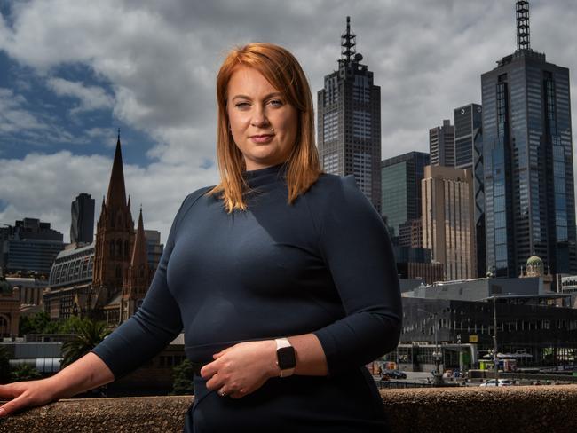 Danni Hunter says her eyes remain fixed on her role at the Property Council of Australia. Picture: Tony Gough