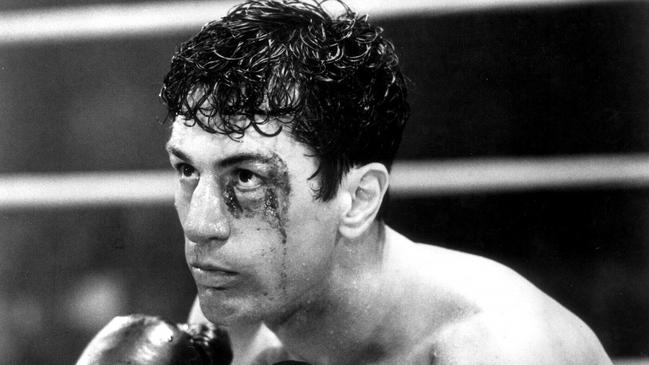 De Niro as Jake LaMotta in Raging Bull, a movie of “pure cinematic genius”.