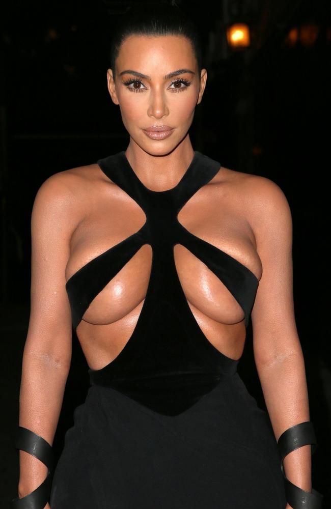 Nip Slip! Kim Kardashian's Boobs BUST Out Of Her Dress