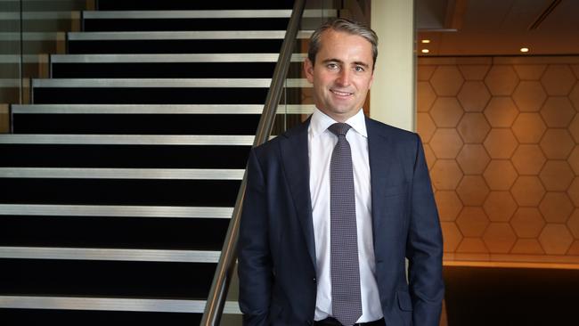 29/01/2018: Matt Comyn; New CEO of the Commonwealth Bank, at their head offices in Sydney. Pic by James Croucher