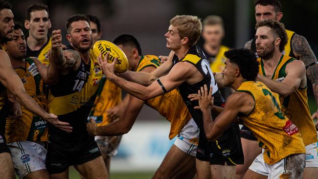 2023-24 NTFL Men's Grand Final between Nightcliff and St Mary's. Picture: Pema Tamang Pakhrin