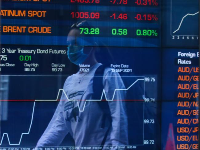 SYDNEY, AUSTRALIA - NewsWire Photos, AUGUST, 31, 2021: A view of the Australian Stock Exchange (ASX) is seen in Sydney on the last official day of reporting season. Picture: NCA NewsWire/ Gaye Gerard