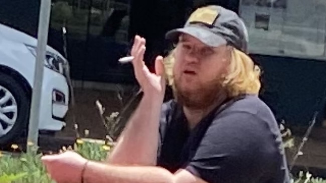 Reed Davidson outside Caboolture Magistrates Court.