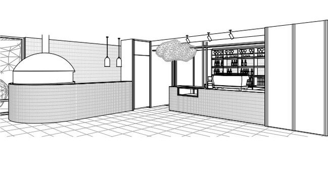 Artist impressions for the restaurant set to open soon in The Pavilion at Carrick Hill.