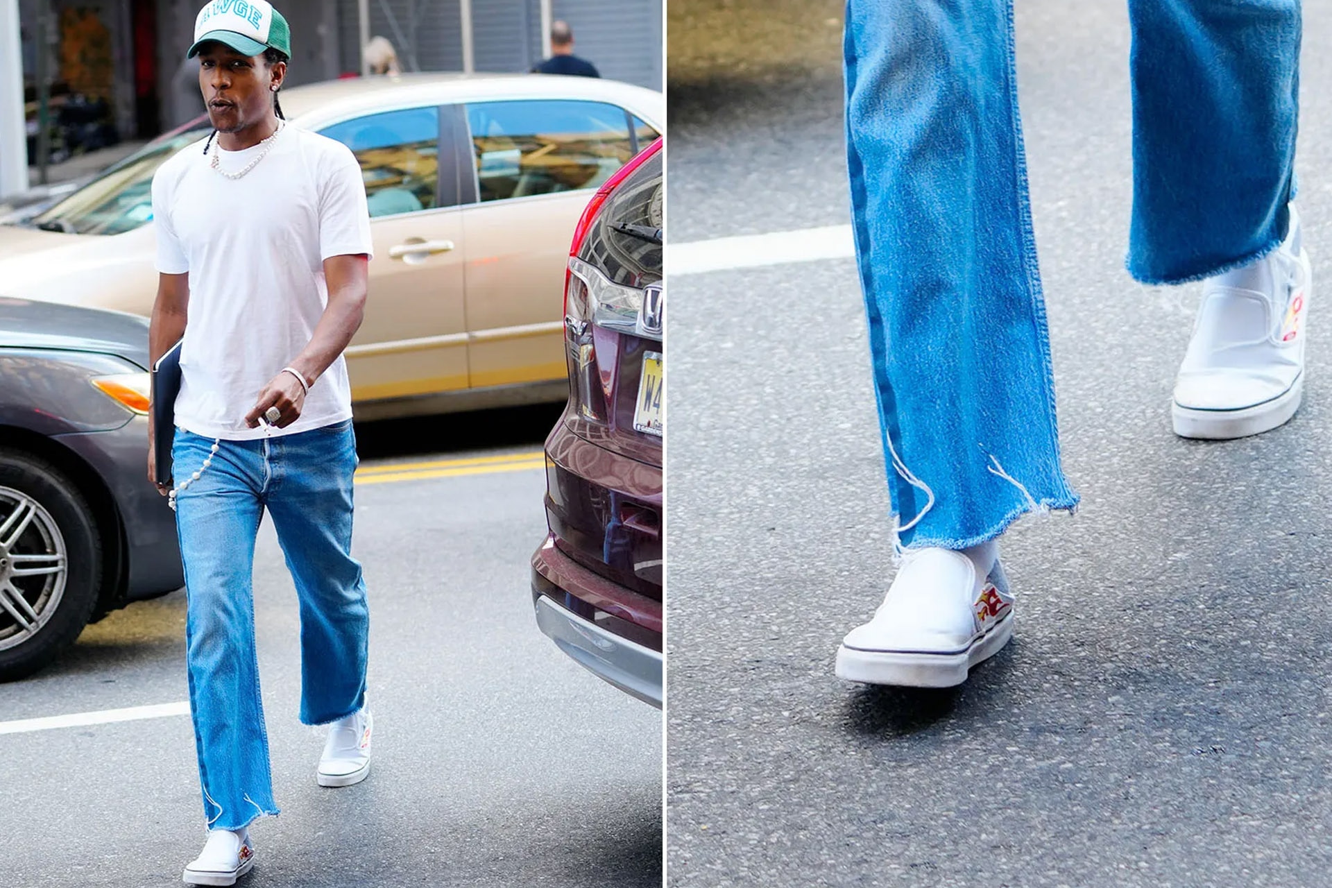 Vans Asap Rocky - Slip on, Men's Fashion, Footwear, Sneakers on Carousell