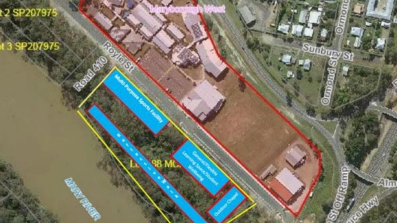 Riverside Christian College's concept plans for the park. Photo: Fraser Coast Regional Council.