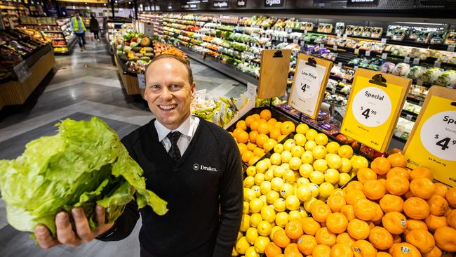 John-Paul Drake is full of optimism for supermarkets ahead of Christmas. Picture: Tom Huntley