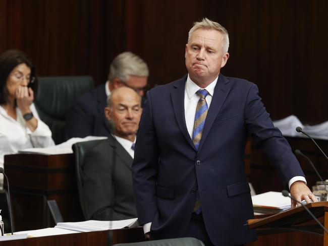 Premier Jeremy Rockliff.  First sitting day for the house of assembly in the Tasmanian parliament for 2025.  Picture: Nikki Davis-Jones