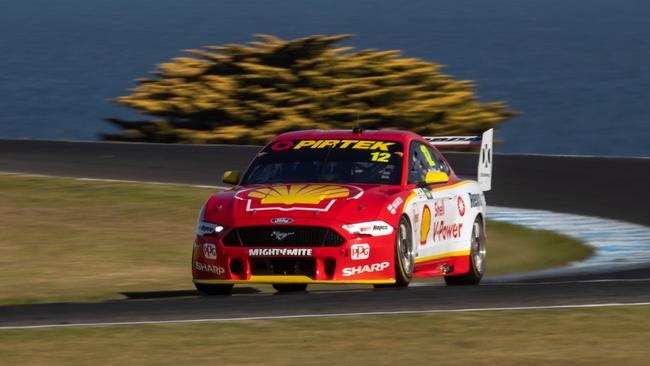 Fabian Coulthard was fastest in practice at Philli[ Island. Picture: AAP