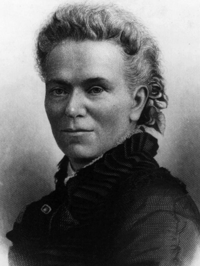 Author and suffragist Matilda Joslyn Gage, mother-in-law of L. Frank Baum author of The Wonderful Wizard of Oz.