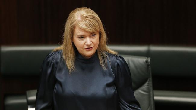 Independent MP Madeleine Ogilvie during parliament. Picture: Zak Simmonds