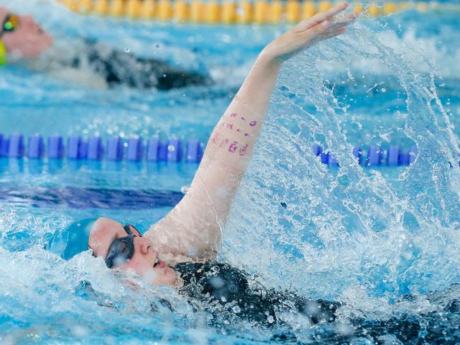 Southports Mytiqrane Harrison in the 50m backstroke. Picture: Glenn Campbell