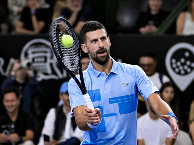 Novak Djokovic will prepare for the Australian Open by playing in the Brisbane International tournament. Picture: Marcelo Endelli/Getty Images