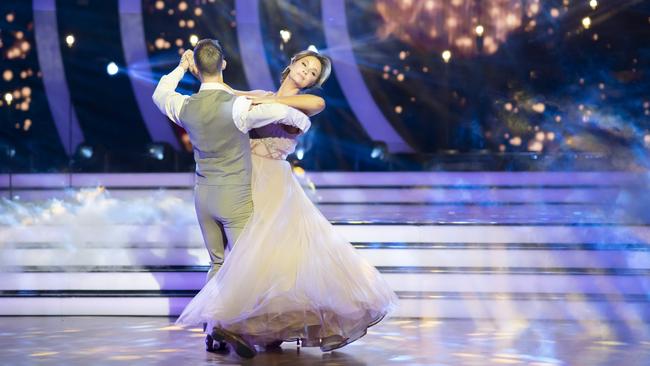 Christie Whelan Browne on Dancing With The Stars 2023, with dance partner Craig Monley. Picture: Channel 7