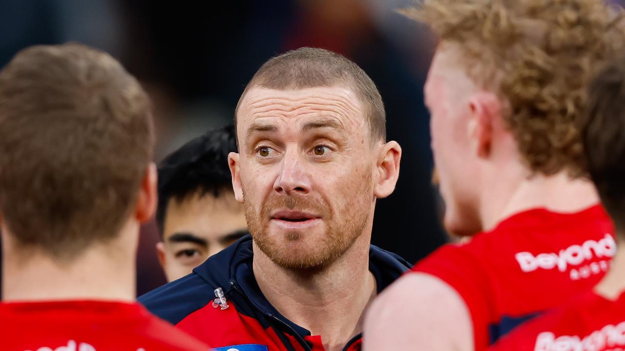 Melbourne has signed coach Simon Goodwin to a new two-year contract extension. Picture: Dylan Burns / Getty Images