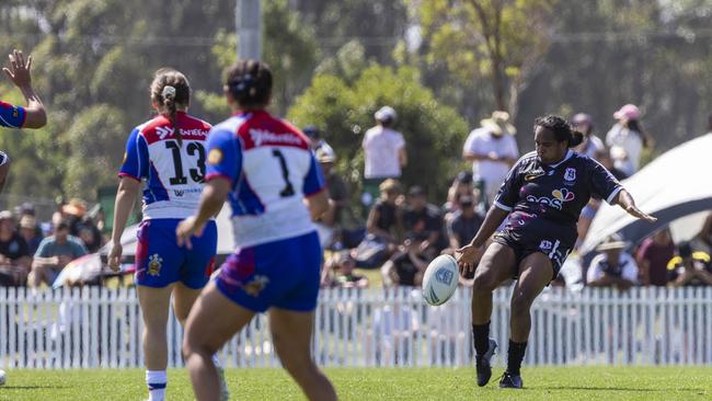 Women's Koori Knockout grand final, Redfern All Blacks vs Newcastle Yowies. Picture: Andrea Francolini