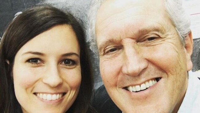 Melbourne GP Chris Higgins with daughter Missy Higgins. Picture; Instagram