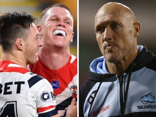 The Roosters will go head-to-head with Fitzgibbon's Sharks on Saturday night.