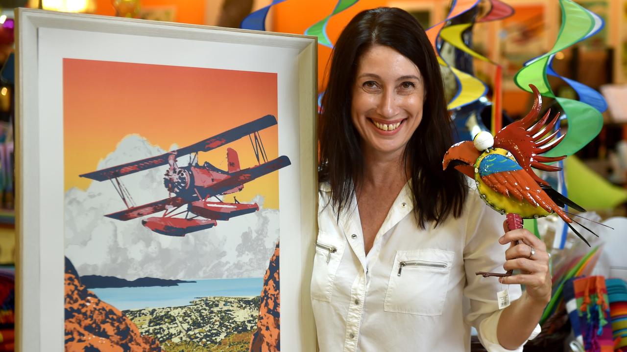 Lucy Downes from Gecko Interiors with some of the more popular Christmas gifts. Picture: Evan Morgan