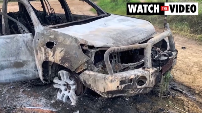 Charred remains of suspected stolen car found dumped