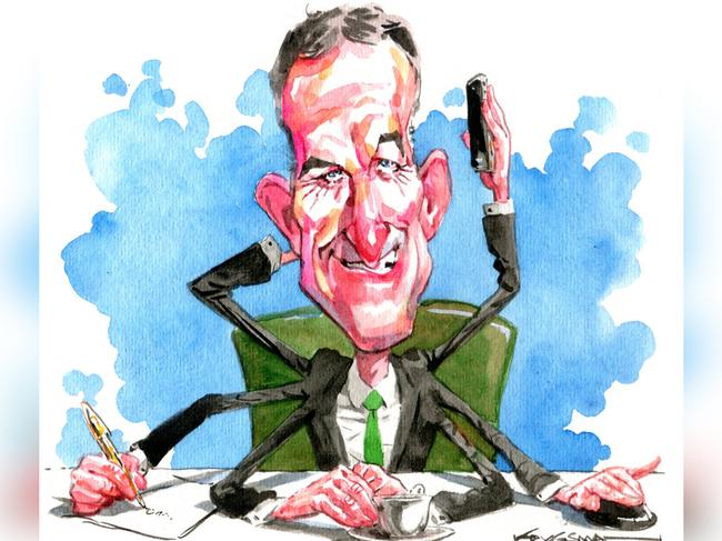 Rob Scott wants investors to rethink the 110-year-old Wesfarmers. Illustration: Sturt Krygsman