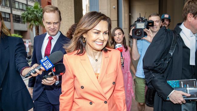 Lisa Wilkinson began her evidence at the Federal Court in Sydney on Thursday. Picture: NCA NewsWire / Christian Gilles