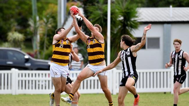 QAFL - Aspley v Sherwood Magpies . Picture, John Gass