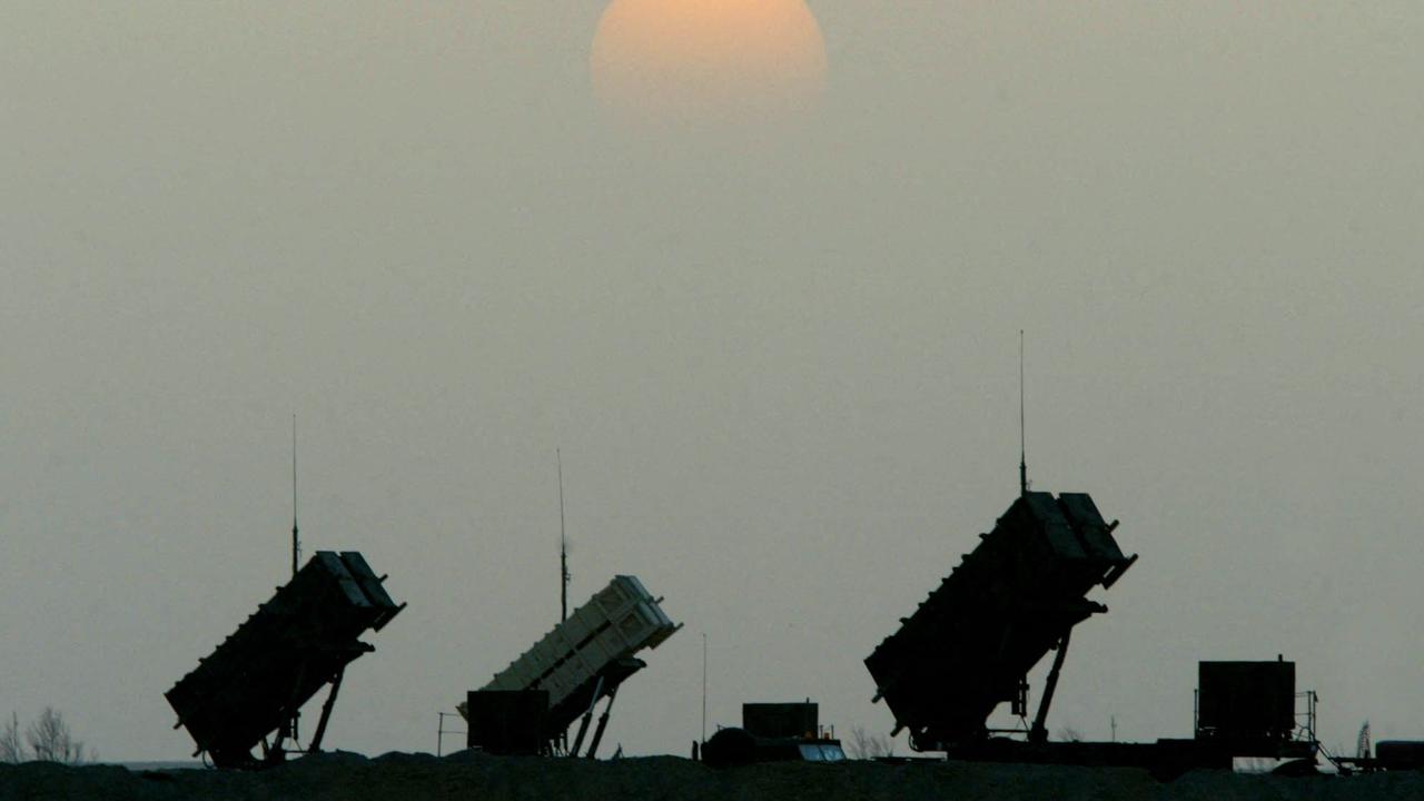 US Patriot missile batteries in Iraq. Picture: Tim Sloan/AFP