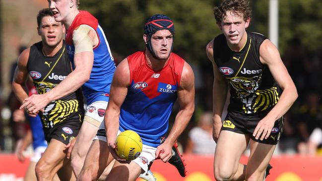 Angus Brayshaw finished third in last year’s Brownlow Medal despite missing out on an invite. Picture: Michael Klein