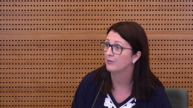Nicole Smith, non-executive director of NAB’s superannuation trustee NULIS, appearing at the financial services royal commission in Melbourne. Picture: Supplied