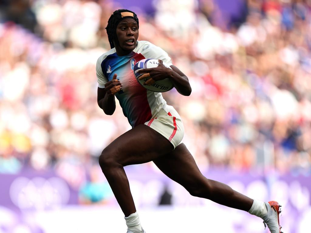 Seraphine Okemba is the rugby sevens star the NRLW needs. Picture: Hannah Peters/Getty Images