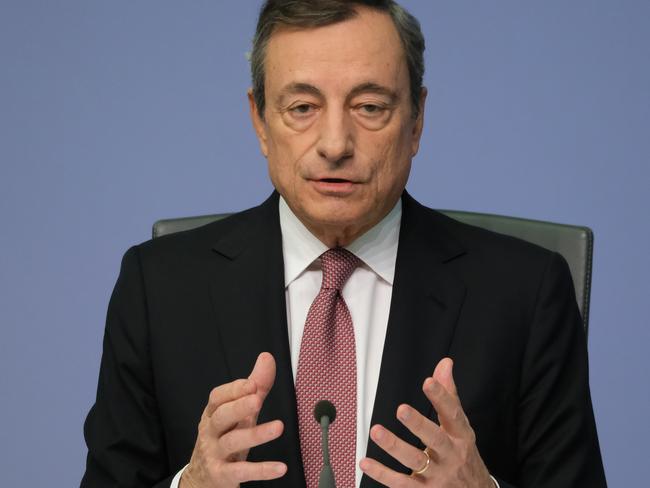 “Whatever it takes”. Former ECB president Mario Draghi. Picture: Getty Images