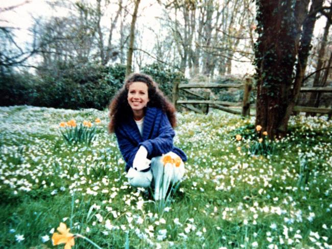 Anita Cobby, pictured in a field, did not stand a chance when the five killers dragged her into their car at night.