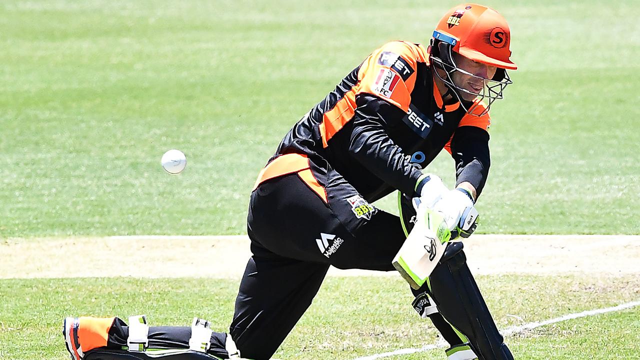 Cameron Bancroft top-scored with 68 against the Scorchers. Picture: Mark Brake/AAP