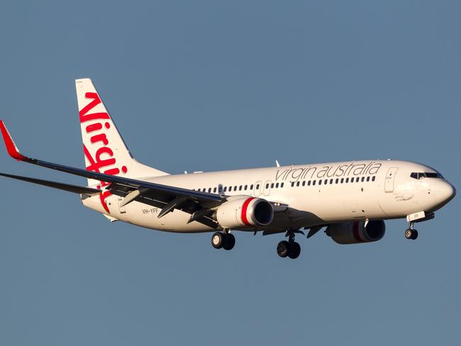 Melbourne, Australia - September 25, 2011: Virgin Australia Airlines Boeing 737-8FE VH-YFF on approach to land at Melbourne International Airport. Picture: iStock