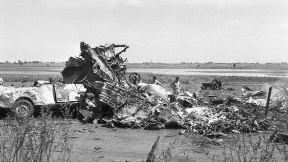 The site of the crash of the A89-308 Neptune at Richmond Air Base in 1959, which killed all eight crewmen on board.