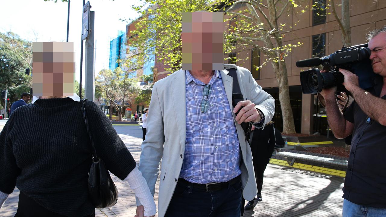 The foster parents leave Parramatta Local Court. Picture: NCA Newswire/Gaye Gerard