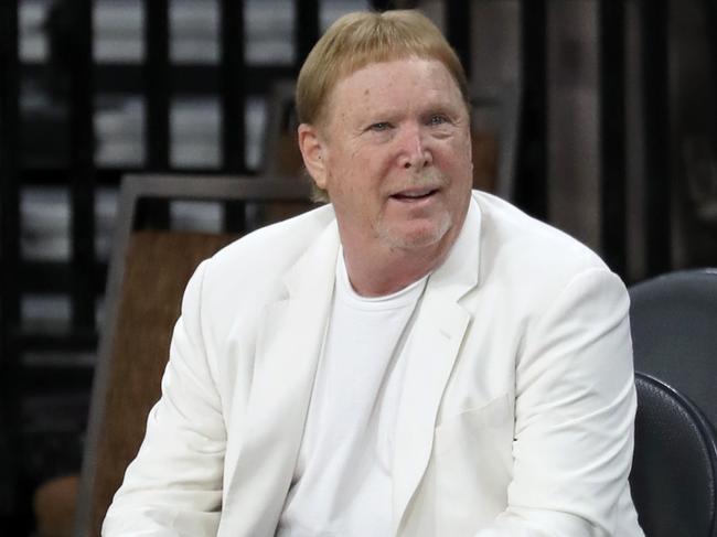 Las Vegas Raiders owner Mark Davis was mercilessly trolled by fans over plans for his new Las Vegas property. Picture: Ethan Miller/Getty Images