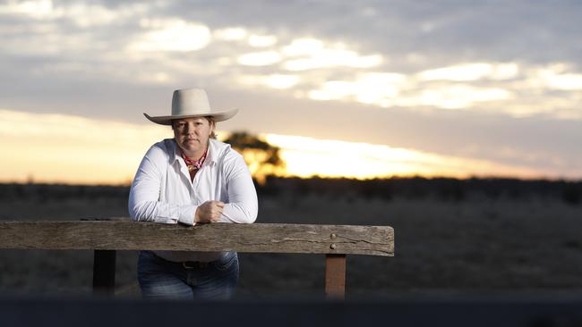 Josie Angus on her cattle station in northern Queensland.