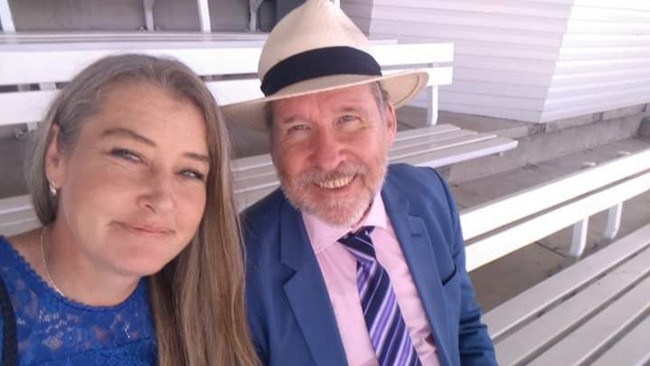 Ipswich West MP Jim Madden and his then-girlfriend Sarah Grist. Picture: Sarah Grist